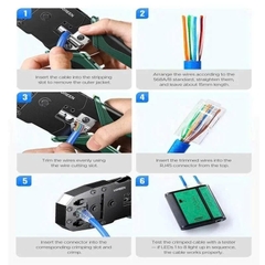 Ugreen Kìm bấm mạng RJ45 RJ11 UGREEN 35971 NW304 tích hợp dao tuốt vỏ