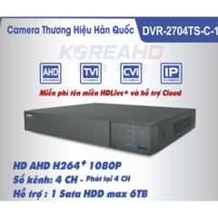 ĐẦU GHI HÌNH KOREAHD 4CH HD AHD H264+ 1080P – DVR-2704TS-C-1