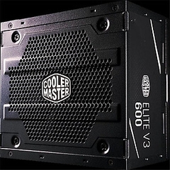 Nguồn Máy Tính Công Suất Thực Cooler Master Elite V3 600W - Hàng Chính Hãng