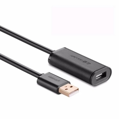 Ugreen Cáp USB nối dài 10m Ugreen 10321 có chíp khuếch đại dây màu đen