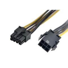 Cáp chuyển Nguồn Điện 6 pin Sang 8-pin Pci-E Cho Card Đồ Họa