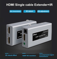 Dtech Bộ kéo dài(khếch đại) HDMI sang mạng Lan RJ45 dài 60M DTECH DT-7053