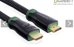 Cáp HDMI 1M/2M/3M/5M/8M Ugreen vỏ bọc kim loại hỗ trợ 3D 4K2K chất lượng cao-Hàng chính hãng.