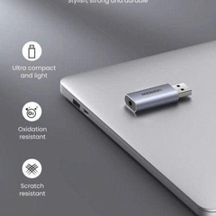 Ugreen Đầu đổi  USB 2.0 sang audio 3.5mm Ugreen 80864 dành cho tai nghe điện thoại máy tính