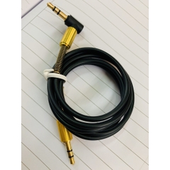[Mã ELHACE giảm 4% đơn 300K] Cáp âm thanh chuyển đổi 2 đầu 3.5mm 90 độ