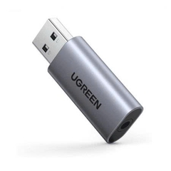 Ugreen Đầu đổi  USB 2.0 sang audio 3.5mm Ugreen 80864 dành cho tai nghe điện thoại máy tính