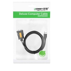 Cáp chuyển USB Sang Com9 RS232 Ugreen 20201 CR104 dài 1,5m - Hàng Chính Hãng