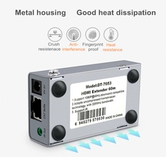 Dtech Bộ kéo dài(khếch đại) HDMI sang mạng Lan RJ45 dài 60M DTECH DT-7053