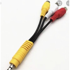 [Mã ELHACE giảm 4% đơn 300K] [Mã ELFLASH3 hoàn 10K xu đơn 20K] Cáp chuyển đầu Jack 3.5 đực ra 3 đầu RCA cái hoa sen