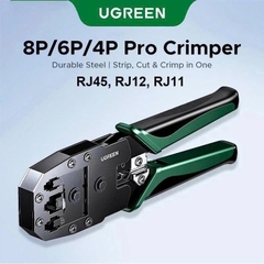 Ugreen Kìm bấm mạng RJ45 RJ11 UGREEN 35971 NW304 tích hợp dao tuốt vỏ