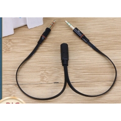 [Mã ELHACE giảm 4% đơn 300K] Combo 3 Cáp gộp audio và mic 3.5mm Jack gộp tai nghe 3.5 mạ vàng