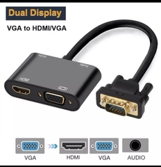 Cáp chuyển Vga sang HDMI và VGA 2 trong 1