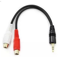 Cáp chuyển 3.5ly ra 2 lỗ bông sen