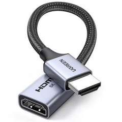 Ugreen Cáp nối dài HDMI 2.1 8K Ugreen 15518 dài 15Cm vỏ hợp kim dây dù