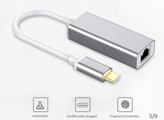 Cáp chuyển Type C sang mạng Lan RJ 45 100/1000Mbps Gigabit cho điện thoại. máy tính.M... có cổng C