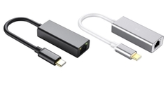 Cáp chuyển Type C sang mạng Lan RJ 45 100/1000Mbps Gigabit cho điện thoại. máy tính.M... có cổng C