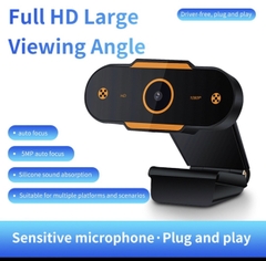 Webcame USB 2.0 tích hợp micro có độ phân giải 480p / 720p / 1080p tùy chọn