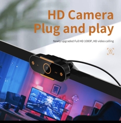 Webcame USB 2.0 tích hợp micro có độ phân giải 480p / 720p / 1080p tùy chọn