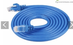 Cáp mạng Cat 6 dài 15M Ugreen NW102 đúc sẵn 2 đầu bấm màu xanh