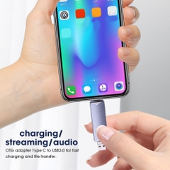 Đầu Đọc Thẻ Nhớ 6 Trong SD Micro SD OTG USB 3.0 Sang Type C Micro USB