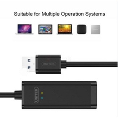 Cáp chuyển USB 3.0 sang mạng  Lan Gigabyte Unitek Y 3470BK