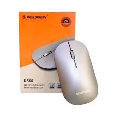 [Có sẵn] [Chính hãng] Chuột không dây và Bluetooth 2 in 1 Newmen D566 (Dual Mode BT 5.0 & 2.4Ghz)