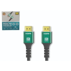 Cáp HDMI 2.1 5M Premium 8K Utra HD Full Box