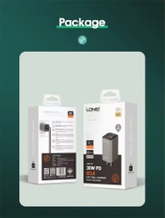Củ Cốc sạc nhanh LDNIO A2527C cổng USB Type C 30W dùng cho điện thoại máy tính máy tính bảng.