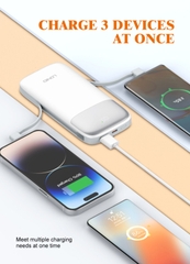 Sạc dự phòng LDNIO PQ20 PQ19 20.000mah 10.000mah có đèn led sạc nhiều thiết bị cùng lúc