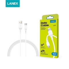 Cáp Sạc Nhanh Type C Lanex LS31C nhựa Pvc dài 1.0m