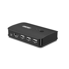 Unitek Bộ gộp HDMI KVM 2 Cpu sang 1 màn hình Unitek V148A dùng chung chuột bàn phím