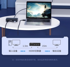 Unitek Bộ gộp HDMI KVM 2 Cpu sang 1 màn hình Unitek V148A dùng chung chuột bàn phím