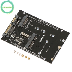 Card Chuyển Đổi 2 Trong 1 M2 Sata NGFF,MSATA Sang SATA 3.0 Cho máy bàn, Laptop-Không dùng được SSD M2 NVME