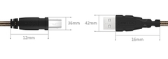 Cáp máy in USB 2.0 1.8M 3M 5M 10M Unitek- Hàng chính hãng.