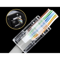 100 hạt mạng xuyên thấu Cat5E Cat 6E