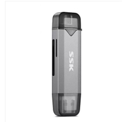 Đầu đọc thẻ nhớ đa năng Micro SD SD Type C và USB 3.0  SSK SCRM390