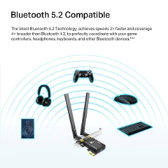 Card mạng không dây Bluetooth TP Link Archer TX20E (1775 Mbps/ Wifi 6/ 2.4/5 GHz)