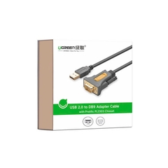 Cáp chuyển USB sang Com RS232 Ugreen 20221 dài 1.5m -Hàng chính hãng