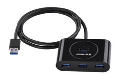 Bộ chia USB sang 4 cổng USB 3.0 Ugreen 20290 màu đen dài 0.5M