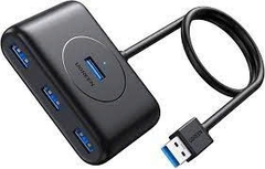 Bộ chia USB sang 4 cổng USB 3.0 Ugreen 20290 màu đen dài 0.5M