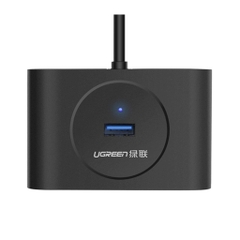 Bộ chia USB sang 4 cổng USB 3.0 Ugreen 20291 màu đen dài  1M