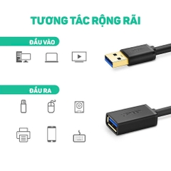 Ugreen Cáp USB nối dài 3.0 Ugreen 30127 US129 dài 1M 1.5M 3M