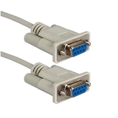 Cáp cổng Com RS232 2 đầu cái đực 1.5m 3m 5m màu trắng.