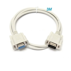 Cáp cổng Com RS232 2 đầu cái đực 1.5m 3m 5m màu trắng.