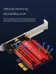 envi Card Wifi Không Dây AC1200 2 băng tần kép và Bluetooth 4.0 dùng cho máy tính để bàn