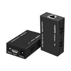 Bộ kéo dài khuếch đại HDMI qua mạng Lan RJ 45 dài 50M -KMV 50M
