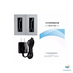Dtech Bộ kéo dài HDMI qua mạng LAN RJ45 DTech DT 7073(2nd)POC HMDI dài 50M màu xám