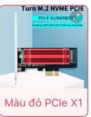 Card Chuyển Đổi M2 NVMe PCLE  Sang PCIE X1 Kèm Giá Đỡ Tiện Dụng