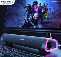 Loa Bluetooth SoundMax SB-201 (2.0)SB201 LED RGB.- Hàng chính hãng