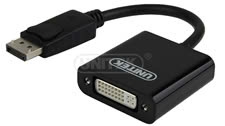 Cáp chuyển Displayport sang DVI Unitek Y5118AA dài 20 cm màu đen